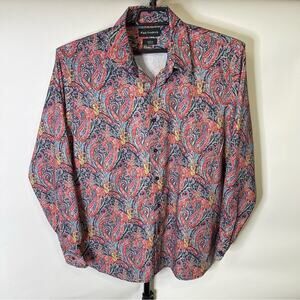 Paul Fredrick Paisley Multicolor Shirt Size Large Men’s